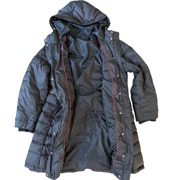 Tommy Hilfiger Jackets & Blazers - Tommy Hilfiger Long hooded puffer jacket XXL / Tall winter outerwear in Black